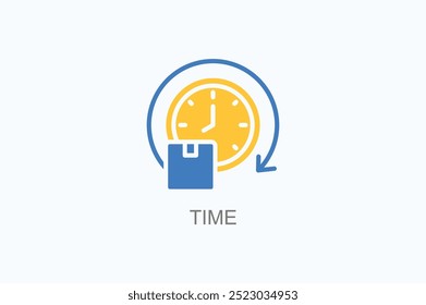 Time Vector Icon Or Logo Illustration