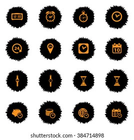 Time  vector icons for web sites and user interface