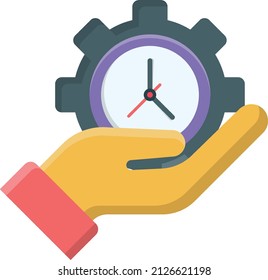 Zeit-Vektorgrafik auf transparentem Hintergrund.Hochwertige Symbole.Vektorgrafik-Flachsymbol für Konzept und Grafikdesign.
