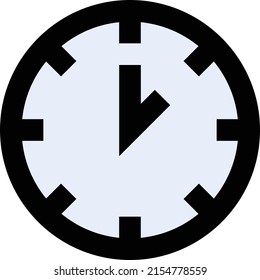 time Vector illustration on a transparent background.Premium quality symmbols.Stroke vector icon for concept and graphic design.