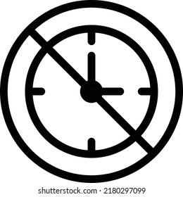 time Vector illustration on a transparent background.Premium quality symmbols.Stroke vector icon for concept and graphic design.