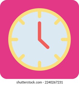 time Vector illustration on a transparent background. Premium quality symmbols. Line Color vector icons for concept and graphic design.