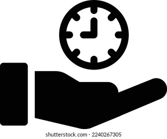 time Vector illustration on a transparent background. Premium quality symmbols. Glyphs vector icons for concept and graphic design.