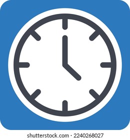 Ilustración del vector de tiempo en un fondo transparente. Símbolos de calidad superior. Iconos vectoriales de glifos para diseño de conceptos y gráficos.