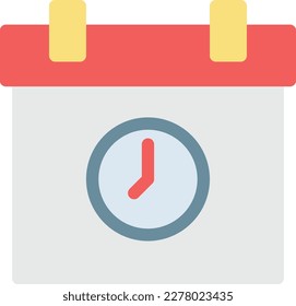 ilustración del vector de tiempo en un fondo transparente. Símbolos de calidad superior. Iconos vectoriales de color de línea para el concepto y el diseño gráfico.