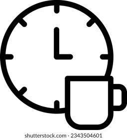 time Vector illustration on a transparent background.Premium quality symmbols.Stroke vector icon for concept and graphic design.