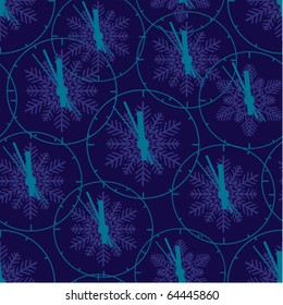 Zeit. Vektorgrafik. Nahtlos.