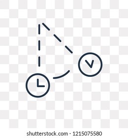Time vector outline icon isolated on transparent background, high quality linear Time transparency concept can be used web and mobile - Powered by Shutterstock - Get 15% off with code: PIKWIZARD15