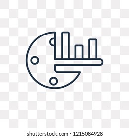 Time vector outline icon isolated on transparent background, high quality linear Time transparency concept can be used web and mobile
