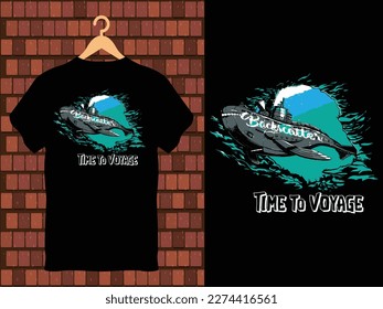 Time to Voyage t-shirt design