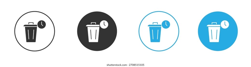 Time waste icon For web, mobile.Vector Illustration