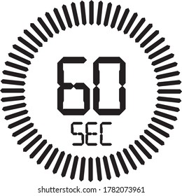 time watch second icon symbol