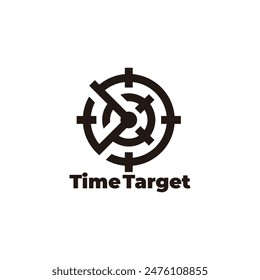 time watch target aim simple symbol vector 