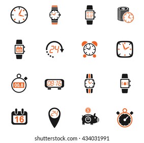 time web icons for user interface design