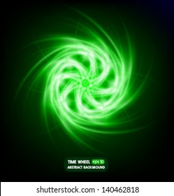 time wheel. eps10 abstract background.