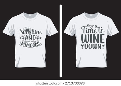 Es hora de relajarse con Alcohol T Shirt Design