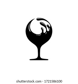 Time Wine сreative idea logo design