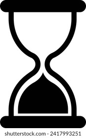 Time wine сreative idea logo design. Hourglass or sandglass vector realistic icon, Vector hour glass clock with flowing sand. time. isolated on transparent background, used for mobile, web or app.