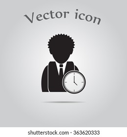 Time for work icon - Over time working icon