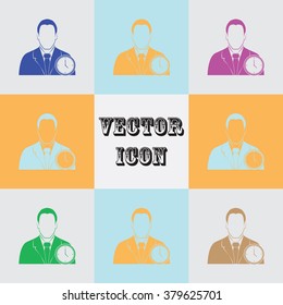 Time for work icon - Over time working icon