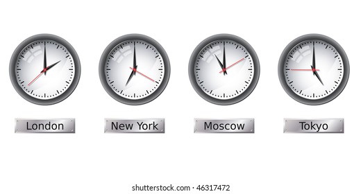 Time zone clocks