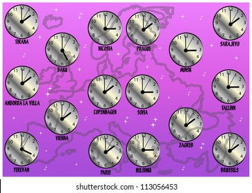 Time zone in Europe