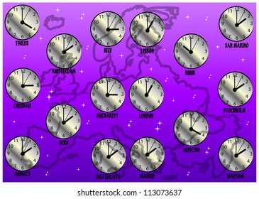 Time zone in Europe