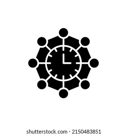 Time Zone Icon In Vector. Logotype