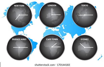 Time Zones Around The World