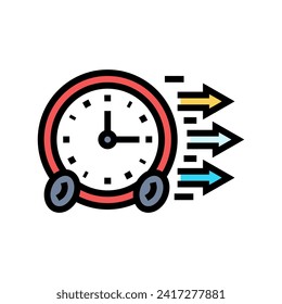 timeboxing time management color icon vector. timeboxing time management sign. isolated symbol illustration