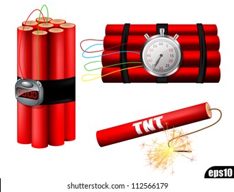 Timed bomb TNT eps10