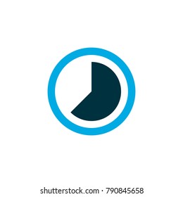 Timelapse icon colored symbol. Premium quality isolated accelerated element in trendy style.