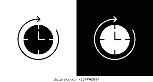 Elemento de diseño de concepto de icono de timelapse.