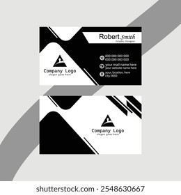 Timeless Black and White Business Card Design for a Classic Professional Look