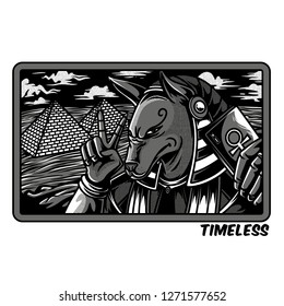 Timeless Black and White Illustration