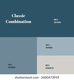 Timeless Elegance: A Classic Combination Color Palette