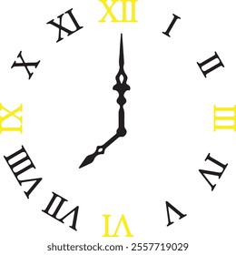  Timeless Elegance: Classic Roman Numeral Clock Design