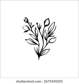 "Timeless flowers, modern vector touch"