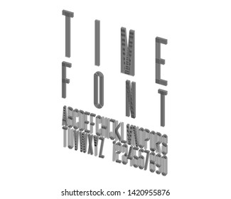 TIMEless Font Set Italic Version