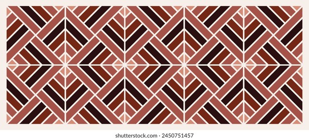 Timeless geometric pattern in Art Deco style. Elegant and bold  shapes vector art.