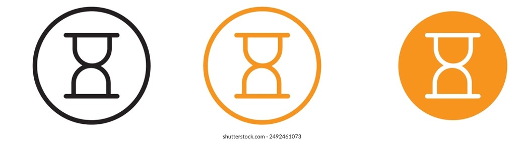 Timeless Hourglass Icon for Time Management and Productivity Graphics Essential for Representing Time Tracking and Deadline Management
