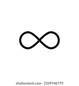 the timeless infinity icon, a symbol of boundless possibilities and everlasting continuity