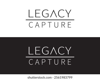 Timeless Memories: Legacy Capture Logo Design