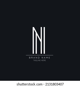Timeless modern N initial based logo icon