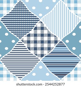 Timeless Nursery, Geometric shapes e Blue,Blue monochrome, whites, Beige colours ,seamless pattern ,prints background