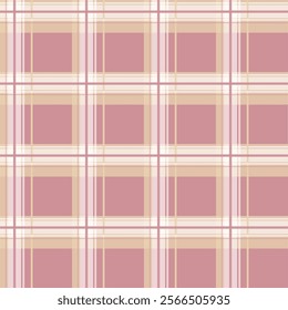 Timeless pink plaid fashion textile seamless texture