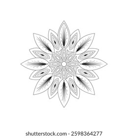 Timeless and Refined Minimal Mandala Artwork for Every Space