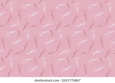 A timeless seamless Soft floral pattern  designed for versatile applications  from modern branding to elegant textile and stationery prints.