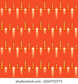 Timeless spotted ornament will decorate every surface or thing and make it attractive and unique. Spotty seamless pattern for prints, textiles, web, adv and any design projects.