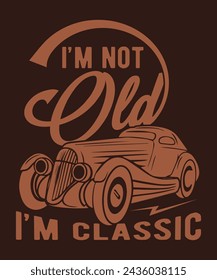 A timeless and stylish t-shirt design that celebrates the vintage vibe